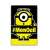 Minions Monoeil fleece blanket, 100x150cm, black and yellow, with a minion design