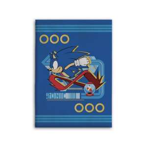 Sonic the Hedgehog Fleece-Decke, 100x140cm, blau mit Sonic-Laufdesign - Innenarchitektur