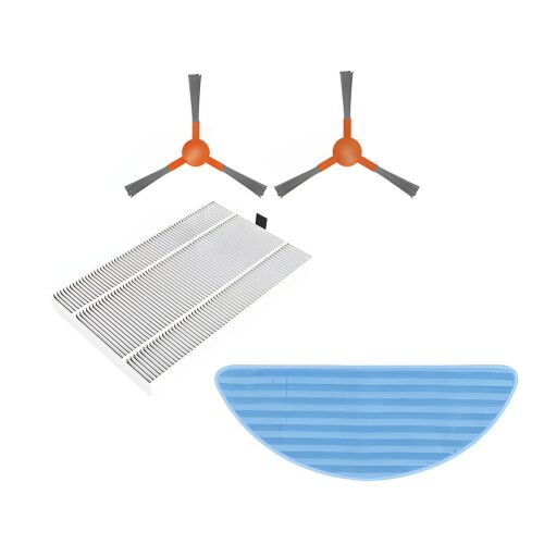Kit de curățare pentru aspiratorul robot Tesla: filtru HEPA, perii laterale și mop
