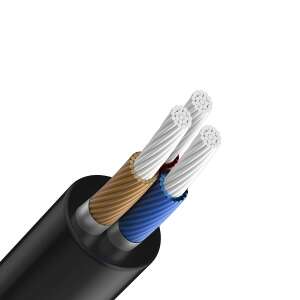 Devia 3,5 - 3,5 mm jack audio kábel 1 m-es vezetékkel - Devia Series iPure AUX  Audio Cable - fekete 74488826 