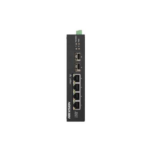 Hikvision DS-3T0506HP-E/HS Gigabit Switch, 5-port PoE switch with 1 Hi-PoE port