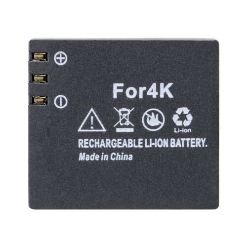 GoXtreme For4K Akciókamera Akkumulátor, 1050mAh, Tölthető Li-Ion Akkumulátor