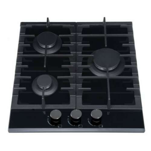 MPM MPM-45-GMH-16 45cm 3 burner black gas hob
