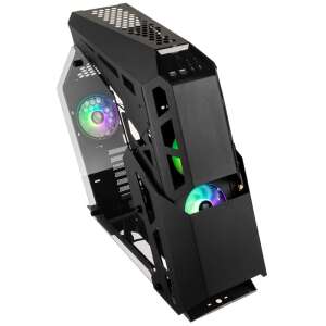 Obudowa komputera Kolink Big Chungus Shredded Edition ARGB, czarna, Mid-Tower, boczny panel ze szkła hartowanego, wentylatory RGB - Kolink