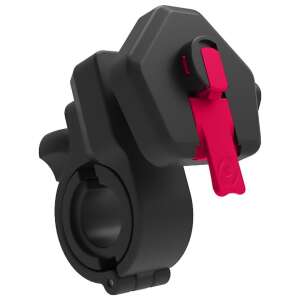 Celly Snap Bike Uniwersalny Uchwyt Rowerowy do Telefonu, czarny z różowym przyciskiem zwalniającym - Uchwyt na telefon na rower i motocykl