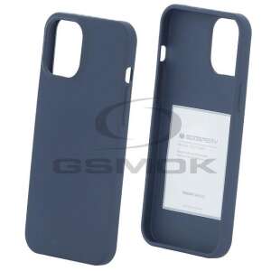 Etui Mercury Soft iPhone 12 Pro Max 6,7" w kolorze niebieskim, widok z tyłu i przodu - Mercury