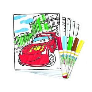 Оцветяване Crayola Color Wonder Cars с 5 маркера и 18 страници