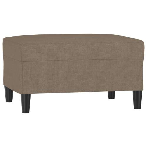 vidaXL topszínű szövet lábzsámoly, 70 x 55 x 41 cm, modern design, kényelmes, stabil, lábtartó, extra ülés, nappali, hálószoba, otthoni dekoráció - Lábtartó és puff