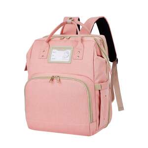 Multifunkcionális hátizsák anyukáknak Bebumi, F modell, kihúzható, vízálló, rózsaszín 74541665 Pelenkázó táskák