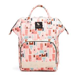 Bebumi anyáknak szánt táska, A modell, többfunkciós, rózsaszín 74542045 Pelenkázó táskák