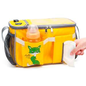 Messenger táska anyukáknak Bebumi, E modell, sárga 74542283 Pelenkázó táskák