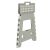 Ikonka gray folding step stool, portable and lightweight