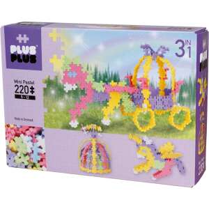 Plus-Plus: Pastellfarbenes Märchen 3-in-1 Kreativ-Bauspiel 220 Stück 74553350 Plastikbausteine