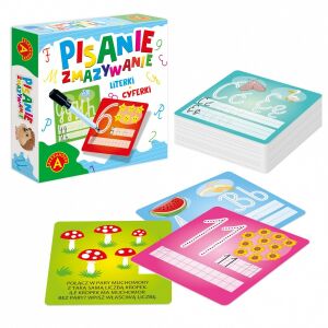 Alexander Writing and Erasing Learning Cards with example cards - Developmental Toy for School-Age Kid