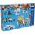 Plus-Plus Mini Basic 760 darabos építőkocka készlet, rendőrőrs és járművek