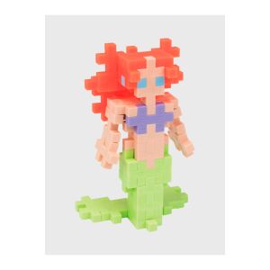 Plus-Plus Mermaid building toy, 100 pieces, build a mermaid figure - Plastic Building Toy