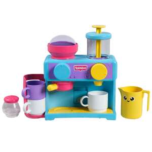Tomy Toomies Bath Barista, синя и розова играчка за баня с формата на кафемашина, с чаши, кана и захарница - Игра в банята