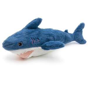 Pihe-puha plüss cápa, kék - 45 cm 74564018 