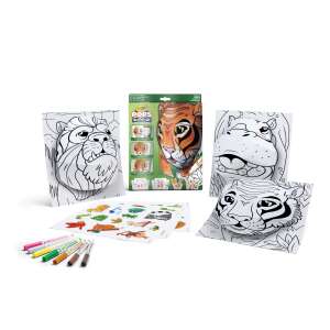 Crayola POPs 3D Activity Set Džungľa - Vyfarbite a vytvorte 3D obrázky zvierat s touto zábavnou sadou. Obsahuje fixky, omaľovánky, nálepky a lepidlo.