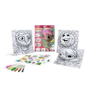 Zestaw Crayola POPs 3D Activity Set Enchanted World, koloruj i stwórz 3D pop-up art, zawiera markery, kolorowanki, naklejki i klej - Książka