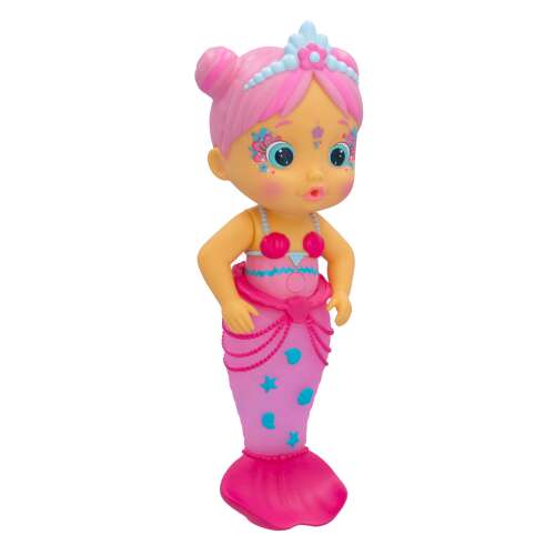 Bloopies Sweeties világító uszonnyal sellőbébi fürdőjáték, rózsaszín sellő baba világító farokkal - Flair Toys