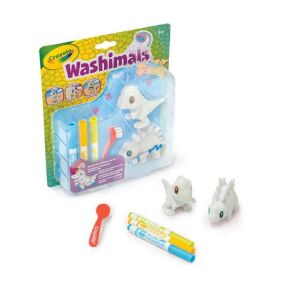 Crayola Washimals Dinos coloring set with markers and dinosaurs figures - Creative Toy