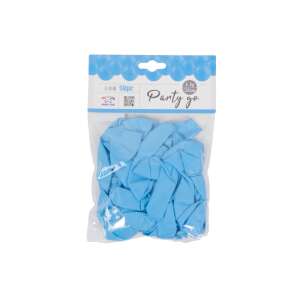 50 darabos világoskék latex lufi csomag, 25 cm átmérővel, Party go márka - Party Go