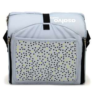 Asalvo Go Anywhere textil székmagasító utazószék háttámlás székre - Nordic Grey 74581653 Etetőszék