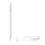 Baseus Stylus Lite бял, цифров стилус за iPad, с кабел за зареждане и резервен връх