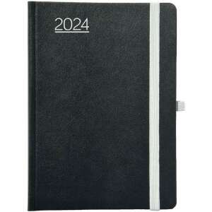 Kalendart Nero 2024 A5 Daily Planner Black/Grey - Office accessory