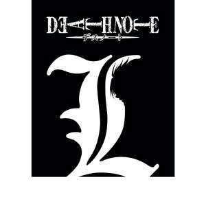 Death Note L Poszter - Fekete-Fehér - 98x68 cm 64354362 - Poszter