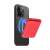 Red Leather MagSafe Wallet for iPhone 12, 13, 14 Series