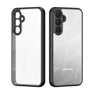 DUX DUCIS Aimo phone case for Samsung Galaxy A54, black, with frosted finish and flowing lines design - Phone Case