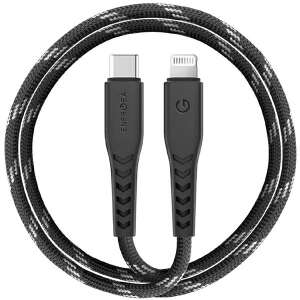 Energea Nyloflex USB-C - Lightning kábel, fekete, 1,5m - Energea