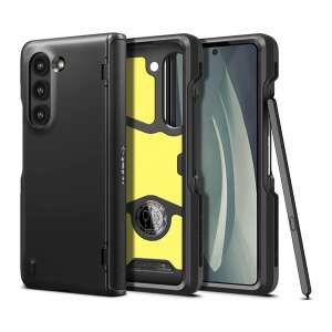 Spigen Slim Armor Pro telefontok Samsung Galaxy Z Fold5 5G-hez, fekete, S Pen tartóval - Spigen