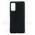 Matt Black TPU telefontok Samsung Galaxy S20 FE, S20 Lite, S20 5G telefonhoz, fekete színben