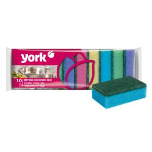 York MIDI bureți de curățat, pachet de 10, pentru spălarea vaselor și curățare - Bureti vase