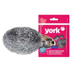 York MEGA burete spirală din oțel pentru curățare dificilă - Bureti vase