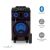 Nedis Bluetooth party speaker with remote, Bluetooth icon, battery life and power info