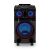 Front view of Nedis Bluetooth Party Speaker with LED lights, 120W, black