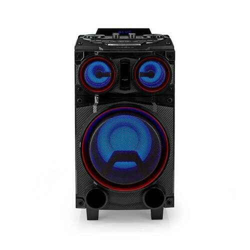 Difuzor de petrecere Nedis Bluetooth cu lumini LED, negru