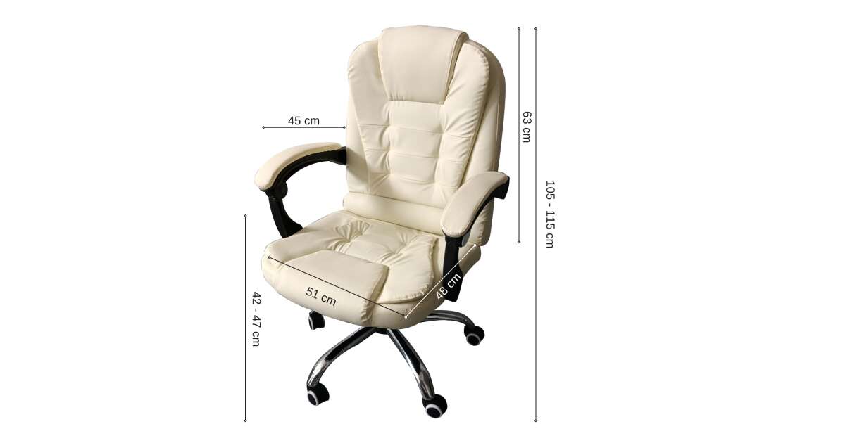 Office chair outlet with padded armrests