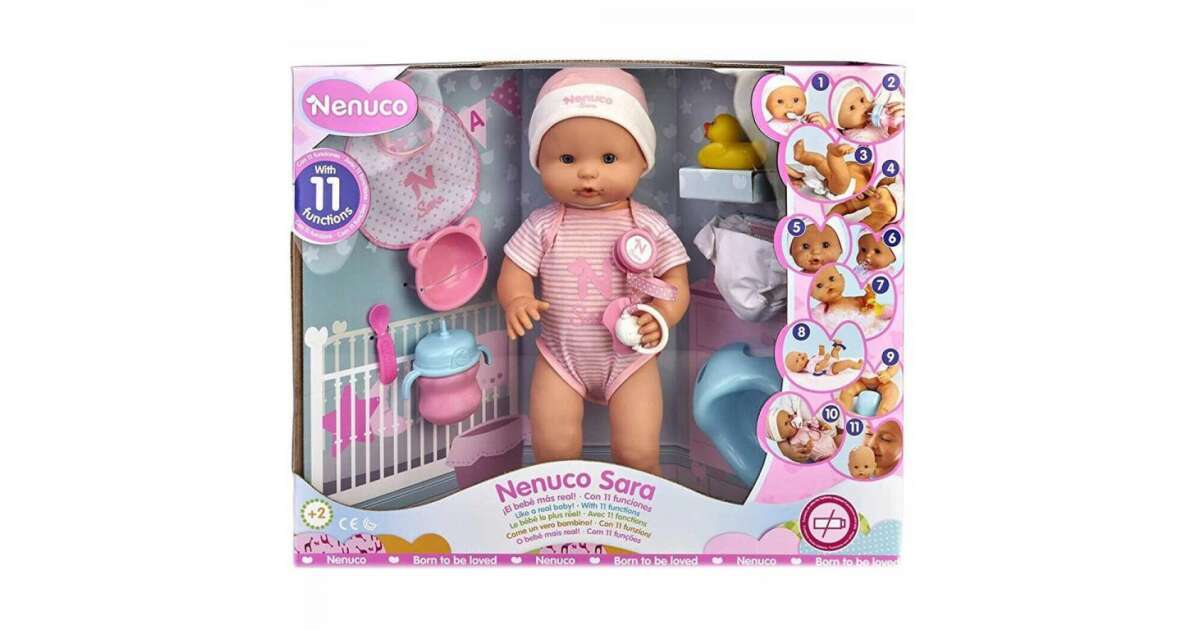 Nenuco Sara Interactive baby with accessories