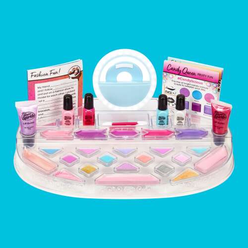 Cra-Z-Art Shimmer 'n Sparkle Beauty Studio makeup set with light up mirror and phone ring light