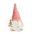 Karácsonyi skandináv manó Gnom scandinav de Crăciun cu pălărie roz