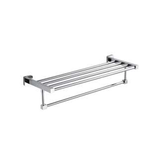 TRENDY S wall mounted towel rack with shelf, stainless steel, bathroom storage - Other bathroom accessory