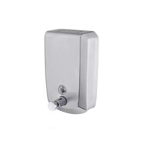 Stainless steel liquid soap dispenser with key lock, 1000ml capacity - Soap Dispenser