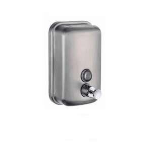 Stainless steel liquid soap dispenser, 800ml, wall mounted, satin finish - Soap Dispenser