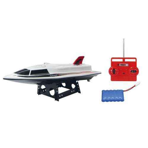Jamara Swordfish 7.2V remote control boat with LED light, white