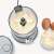 Severin KM 3865 food processor, making mayonnaise, with eggs and bowl of mayonnaise